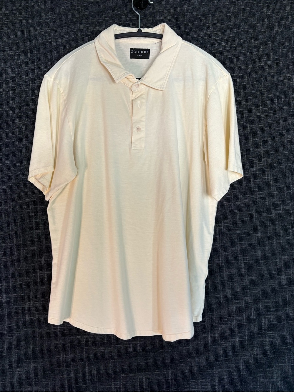Goodlife Light Cream Men's Polo Shirt